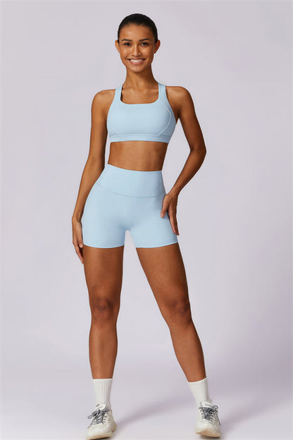Eliskaye | Ensemble de Brassière de Sport et de Shorts