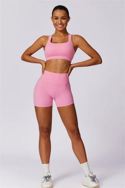 Eliskaye | Ensemble de Brassière de Sport et de Shorts