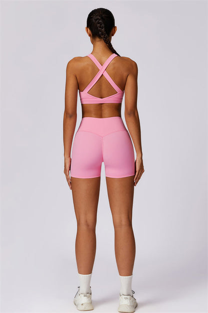 Eliskaye | Ensemble de Brassière de Sport et de Shorts