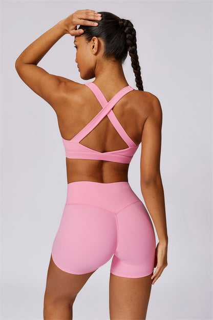 Eliskaye | Ensemble de Brassière de Sport et de Shorts
