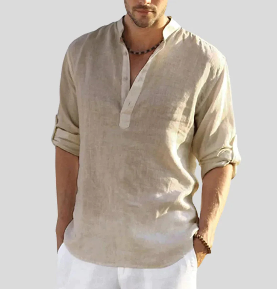 Ulfran | Chemise Manche Longue Pour Hommes | Anglaise