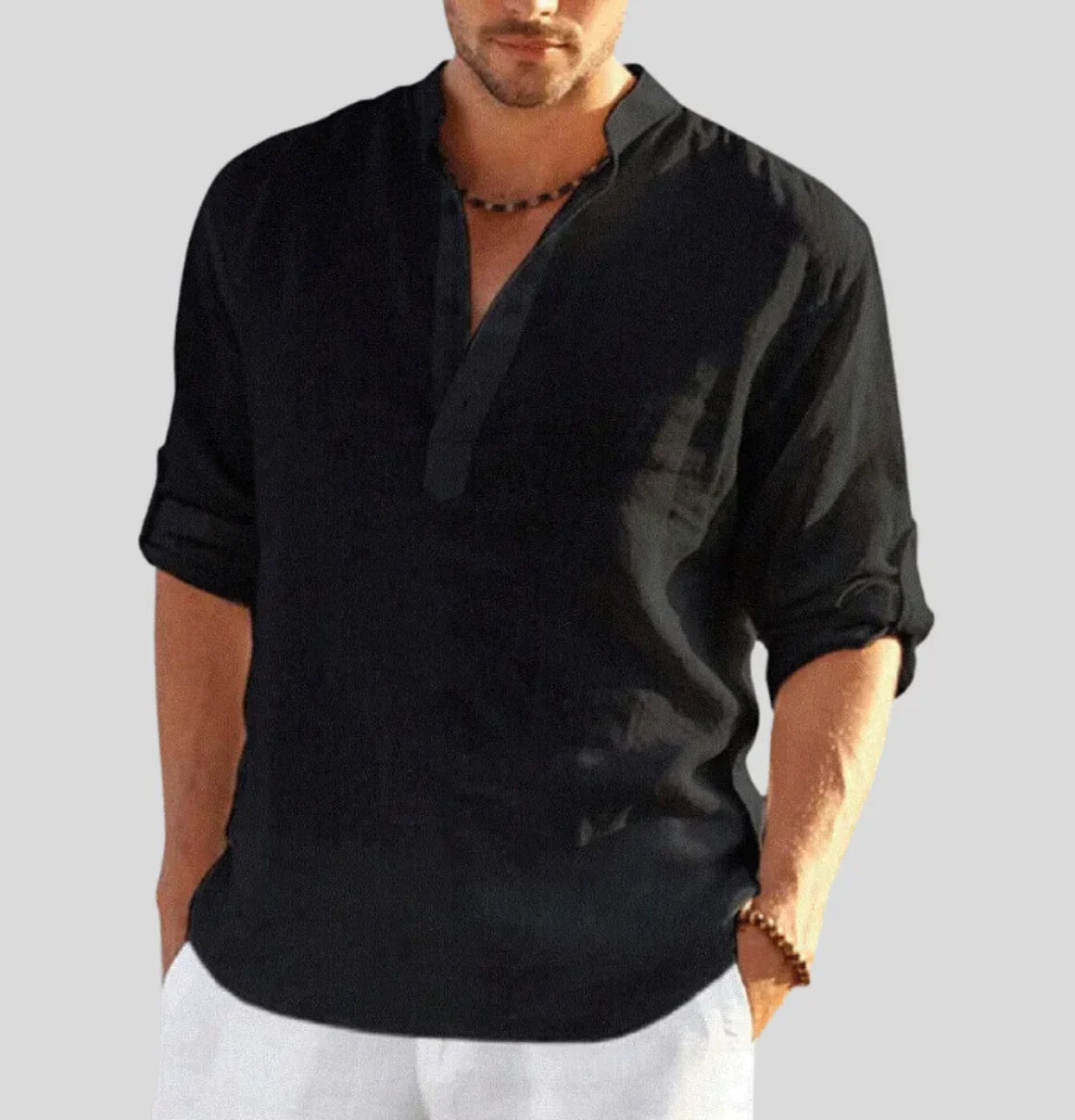 Ulfran | Chemise Manche Longue Pour Hommes | Anglaise
