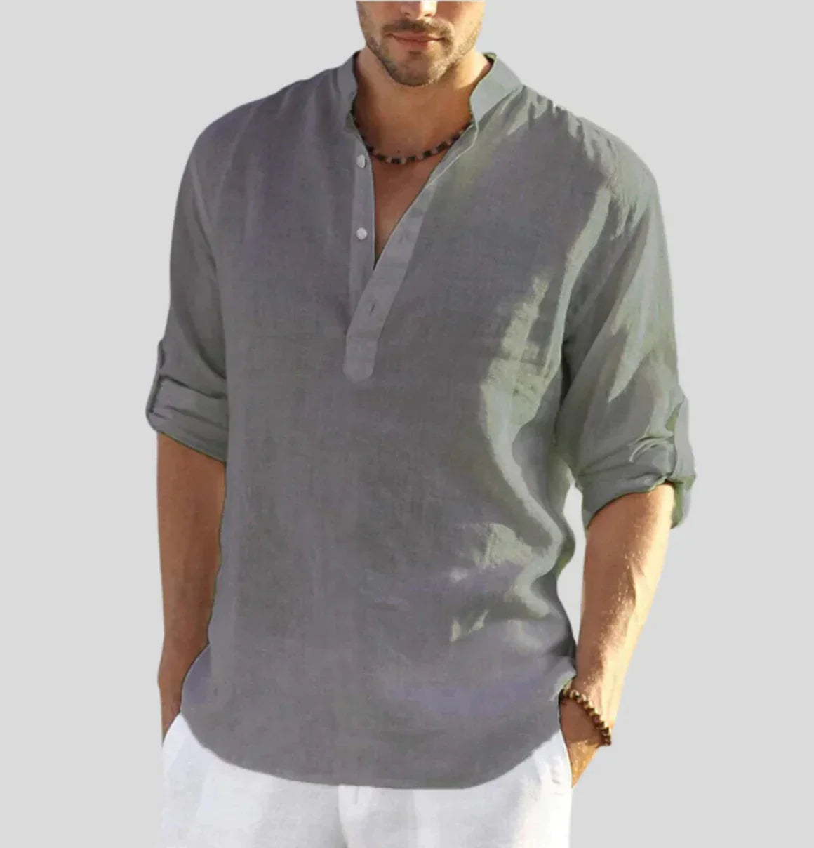 Ulfran | Chemise Manche Longue Pour Hommes | Anglaise