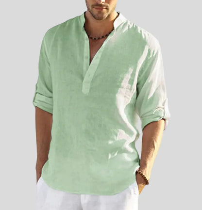 Ulfran | Chemise Manche Longue Pour Hommes | Anglaise