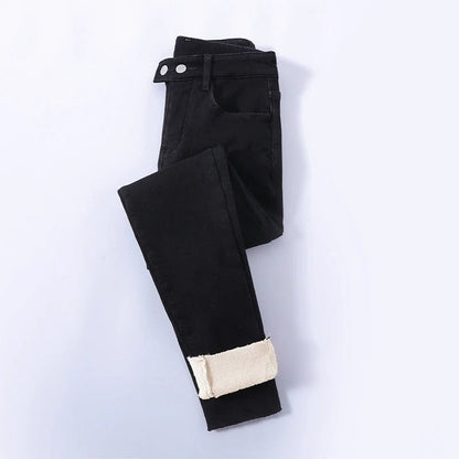 Violette-Anne | Pantalon Taille Haute | Doublure Chaude