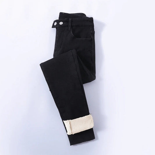 Violette-Anne | Pantalon Taille Haute | Doublure Chaude