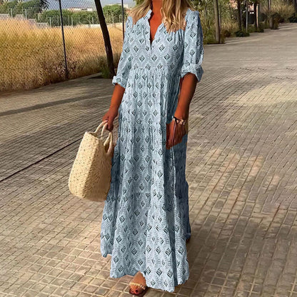 Eglantine | Robe De Plage Boho Gracieuse Pour Femme | Maxi