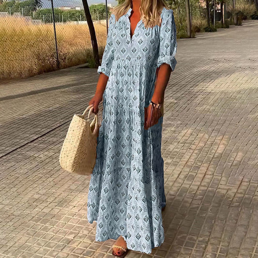 Eglantine | Robe De Plage Boho Gracieuse Pour Femme | Maxi