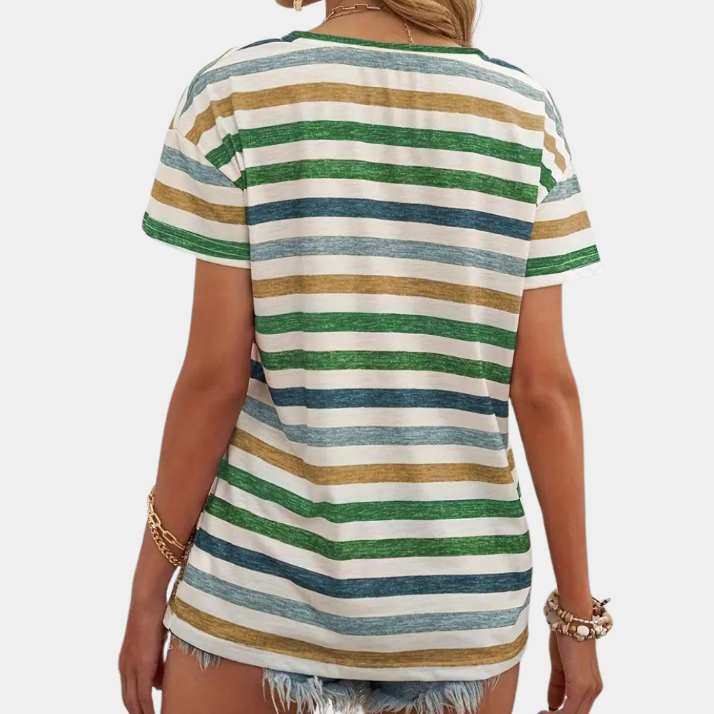 Noriane | T-Shirt Femme à Décolleté Plongeant