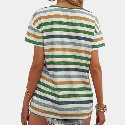 Noriane | T-Shirt Femme à Décolleté Plongeant
