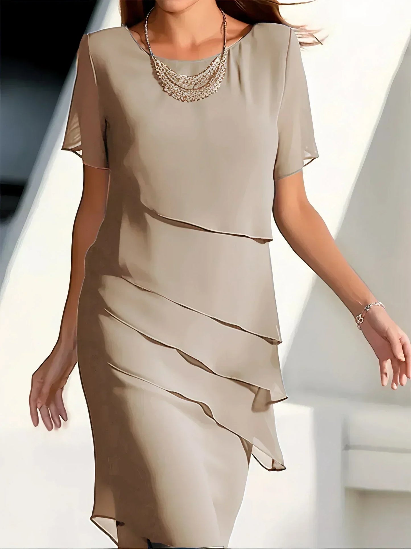Alizette | Robe D'Été À Volants | Pour Femme
