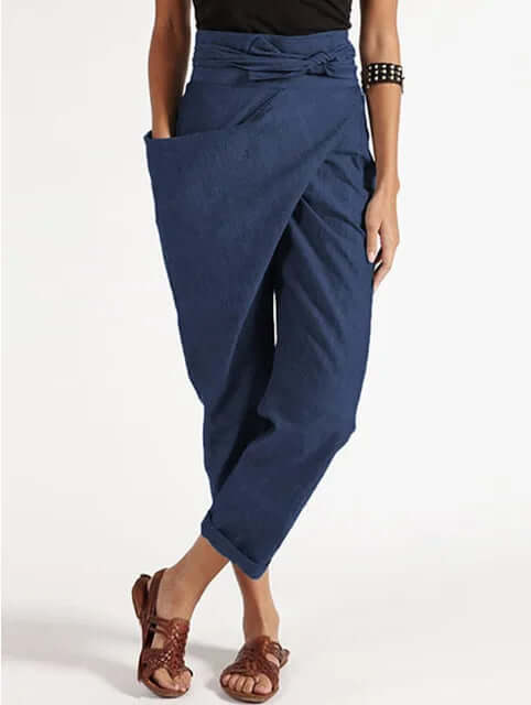 Ivana-May | Pantalons taille haute asymétriques