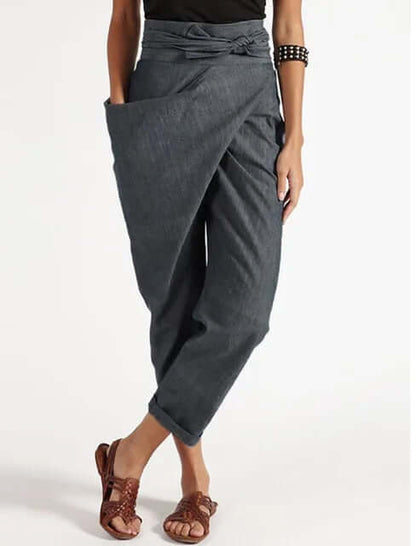 Ivana-May | Pantalons taille haute asymétriques