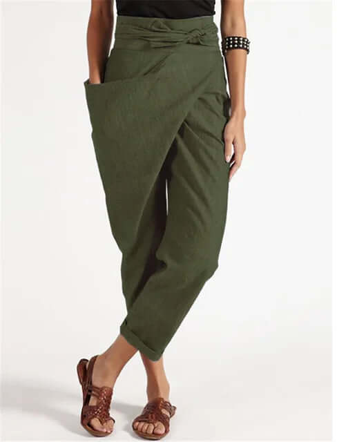 Ivana-May | Pantalons taille haute asymétriques