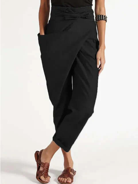 Ivana-May | Pantalons taille haute asymétriques