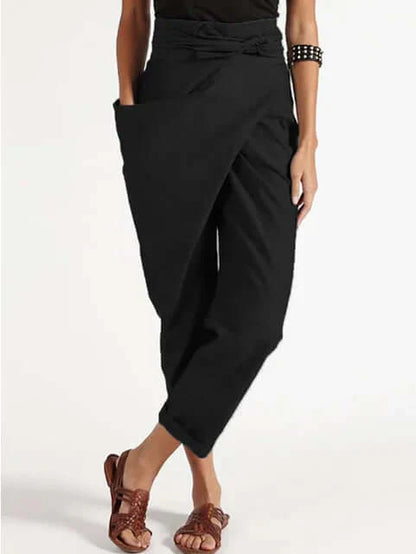 Ivana-May | Pantalons taille haute asymétriques