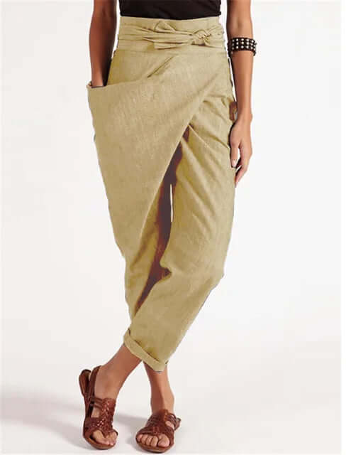 Ivana-May | Pantalons taille haute asymétriques