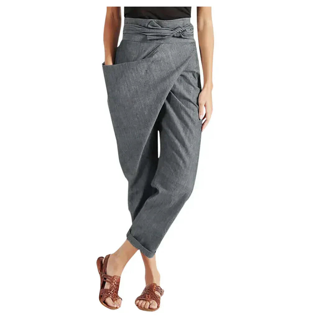 Ivana-May | Pantalons taille haute asymétriques