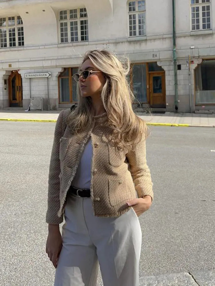 Harmonie | Gilet plaid pour femme | chic