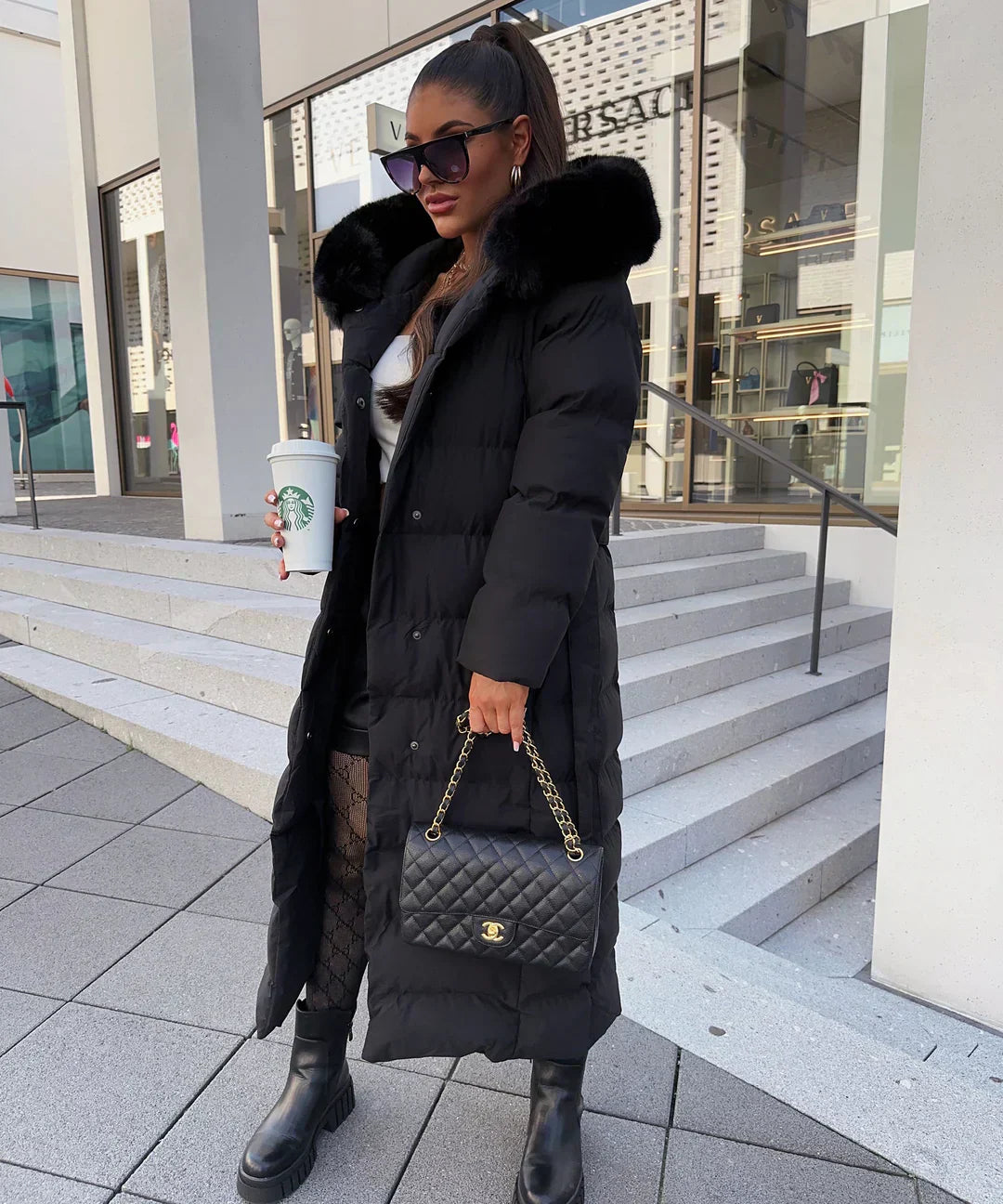 Trench-coat D'hiver Pour Femme Élégant Et | Bouffant