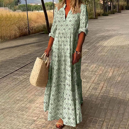Eglantine | Robe De Plage Boho Gracieuse Pour Femme | Maxi