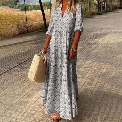 Eglantine | Robe De Plage Boho Gracieuse Pour Femme | Maxi