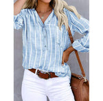 Jacquelina | Blouse Classique Rayée Pour Femme | Longues