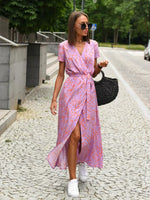 Perrine | Robe Enveloppante Sophistiquée Pour Femme | Midi