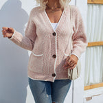 Stela | Cardigan Décontracté Boutonné Et Tricoté | Chaud