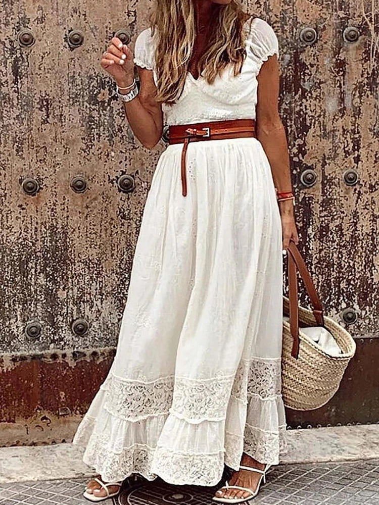Robe d'été Robe Boheme Pour Femme | Maxi
