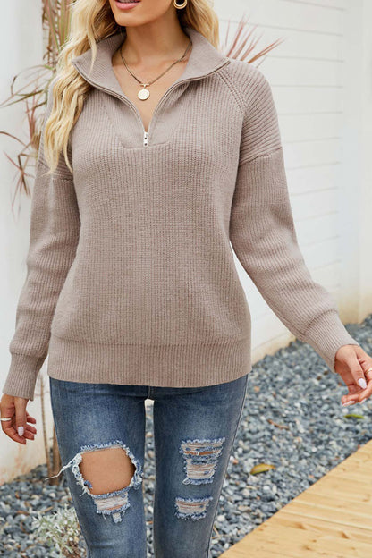 Mélitza | Pull à demi-zip pour femmes