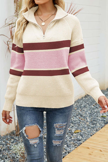 Mélitza | Pull à demi-zip pour femmes