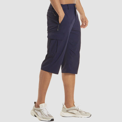 Ydrien |  Pantacourt Velours Cotelé Pour Hommes | Cargo