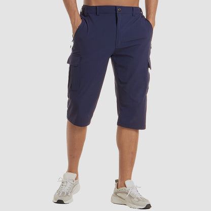 Ydrien |  Pantacourt Velours Cotelé Pour Hommes | Cargo