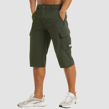 Ydrien |  Pantacourt Velours Cotelé Pour Hommes | Cargo