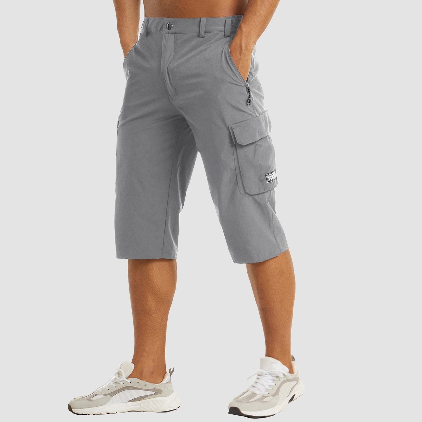 Ydrien |  Pantacourt Velours Cotelé Pour Hommes | Cargo