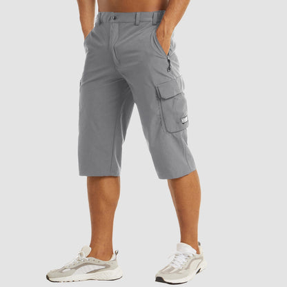 Ydrien |  Pantacourt Velours Cotelé Pour Hommes | Cargo