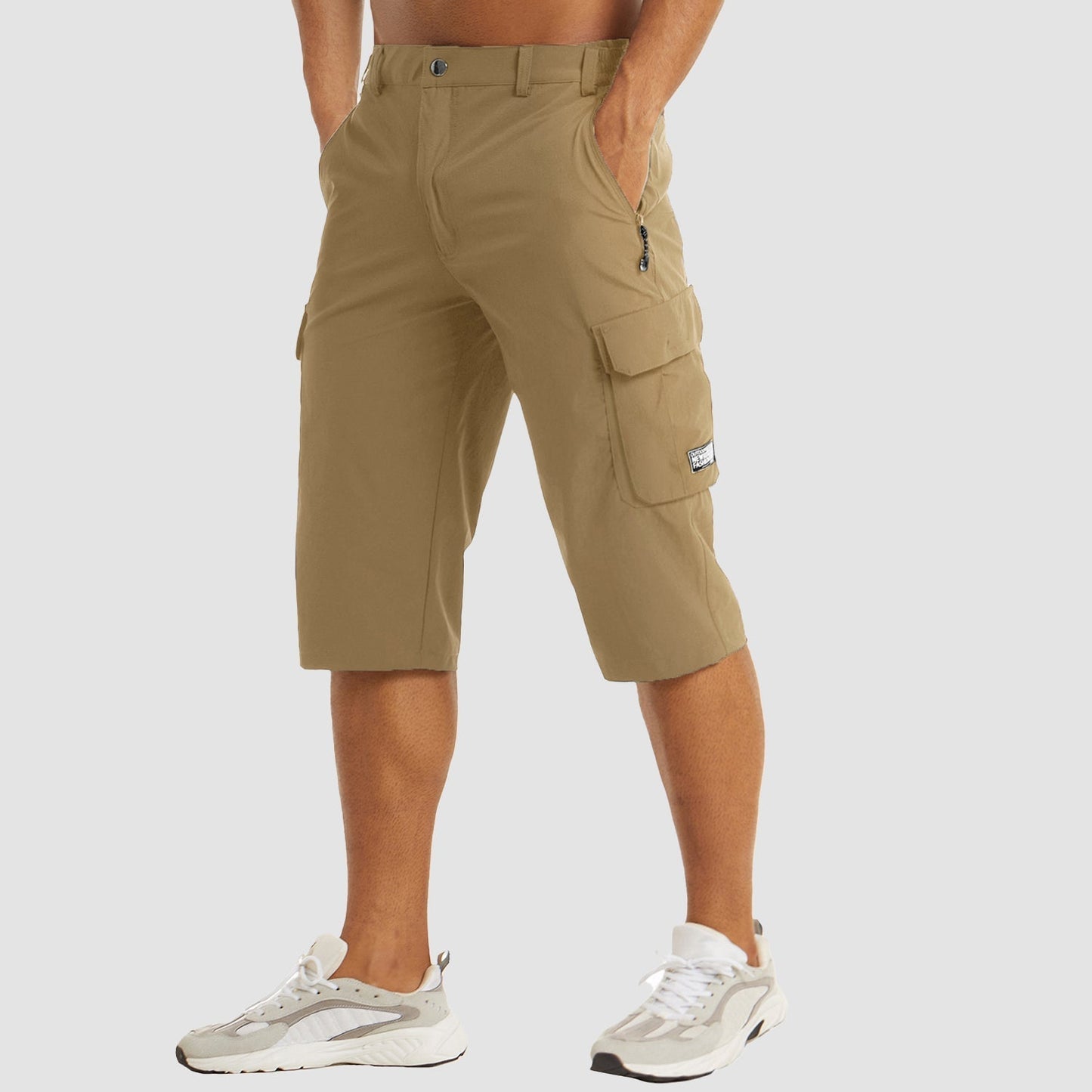 Ydrien |  Pantacourt Velours Cotelé Pour Hommes | Cargo