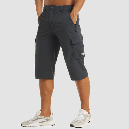 Ydrien |  Pantacourt Velours Cotelé Pour Hommes | Cargo