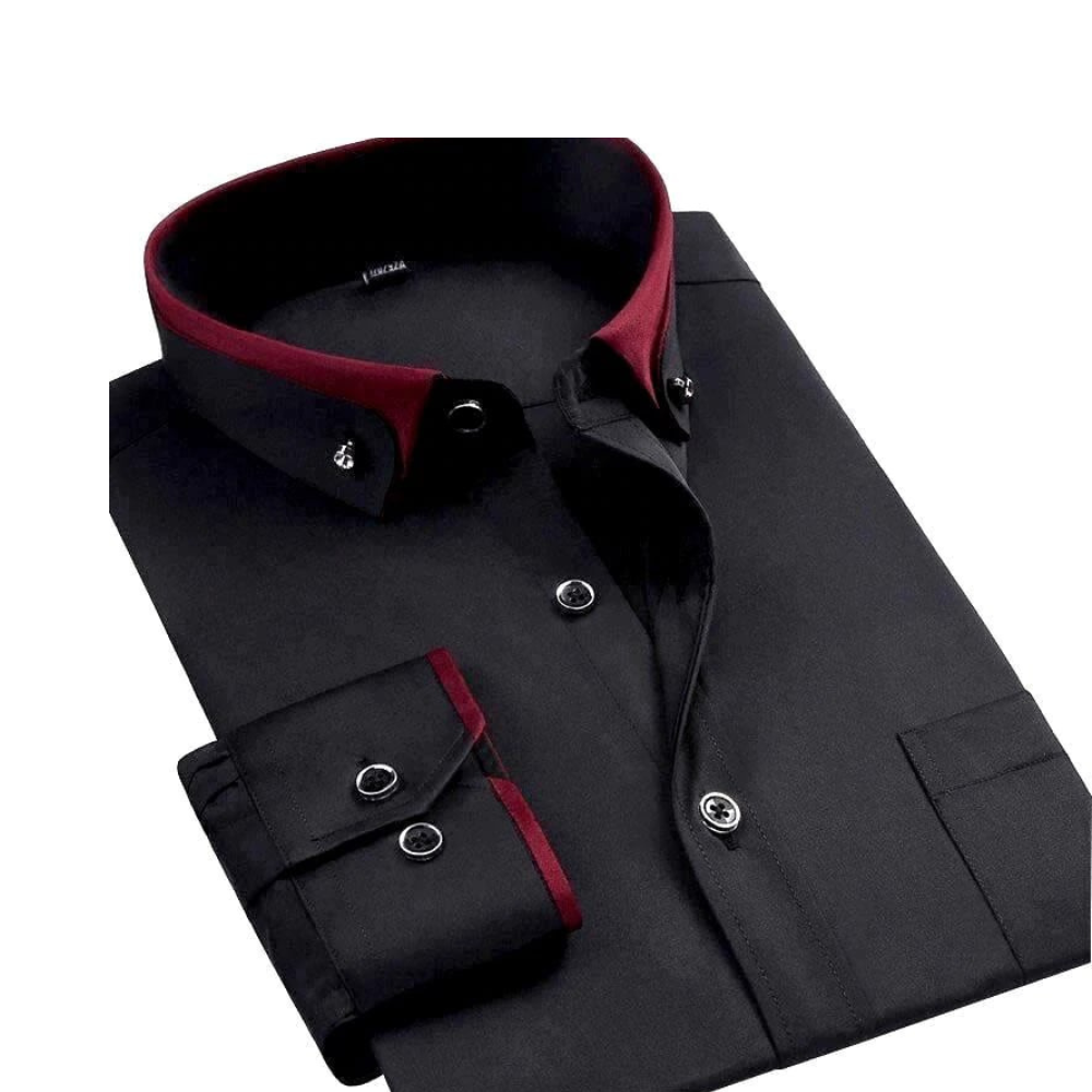 Amauric | Chemise Manche Longue Pour Hommes | Anglaise