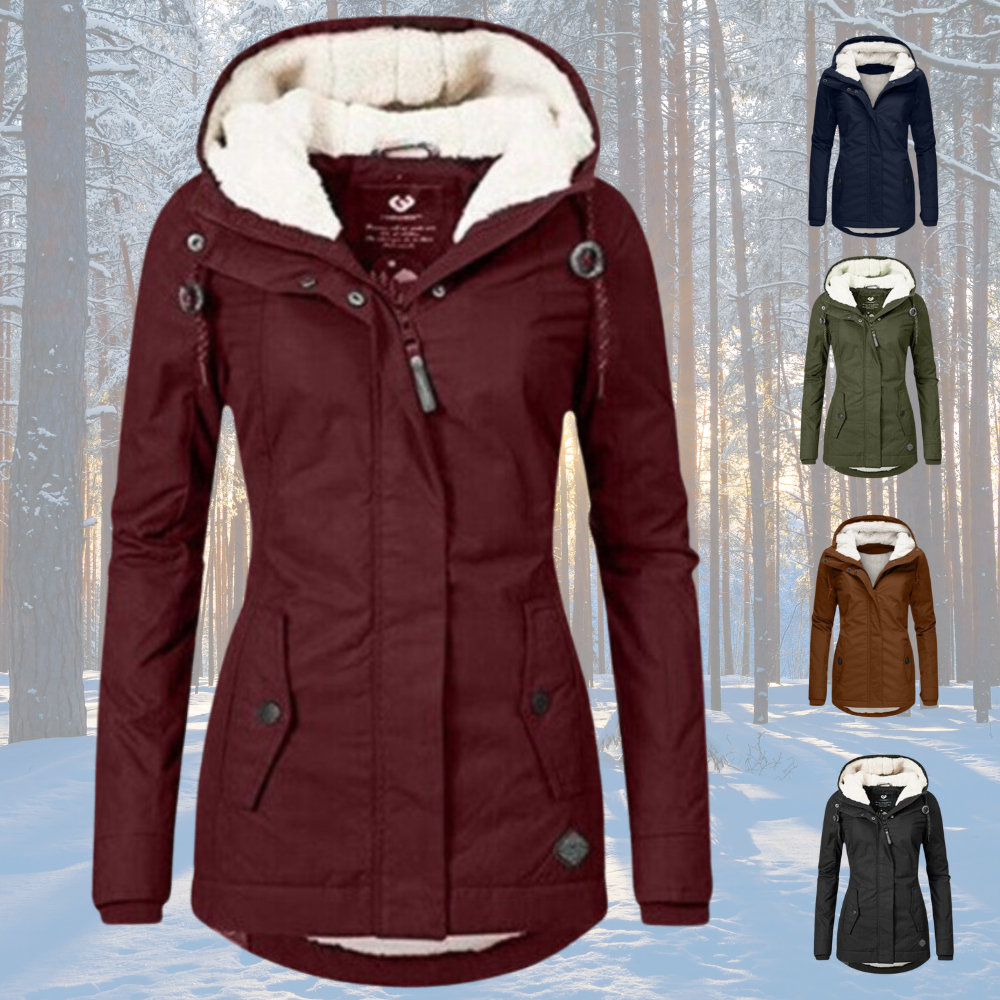 Veste Sherpa Chaude Pour Femme | Élégante