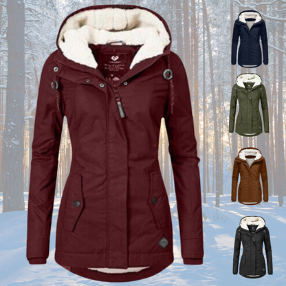 Veste Sherpa Chaude Pour Femme | Élégante
