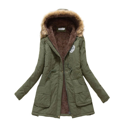 Veste D'hiver Parka Longue Pour Femme | Chic