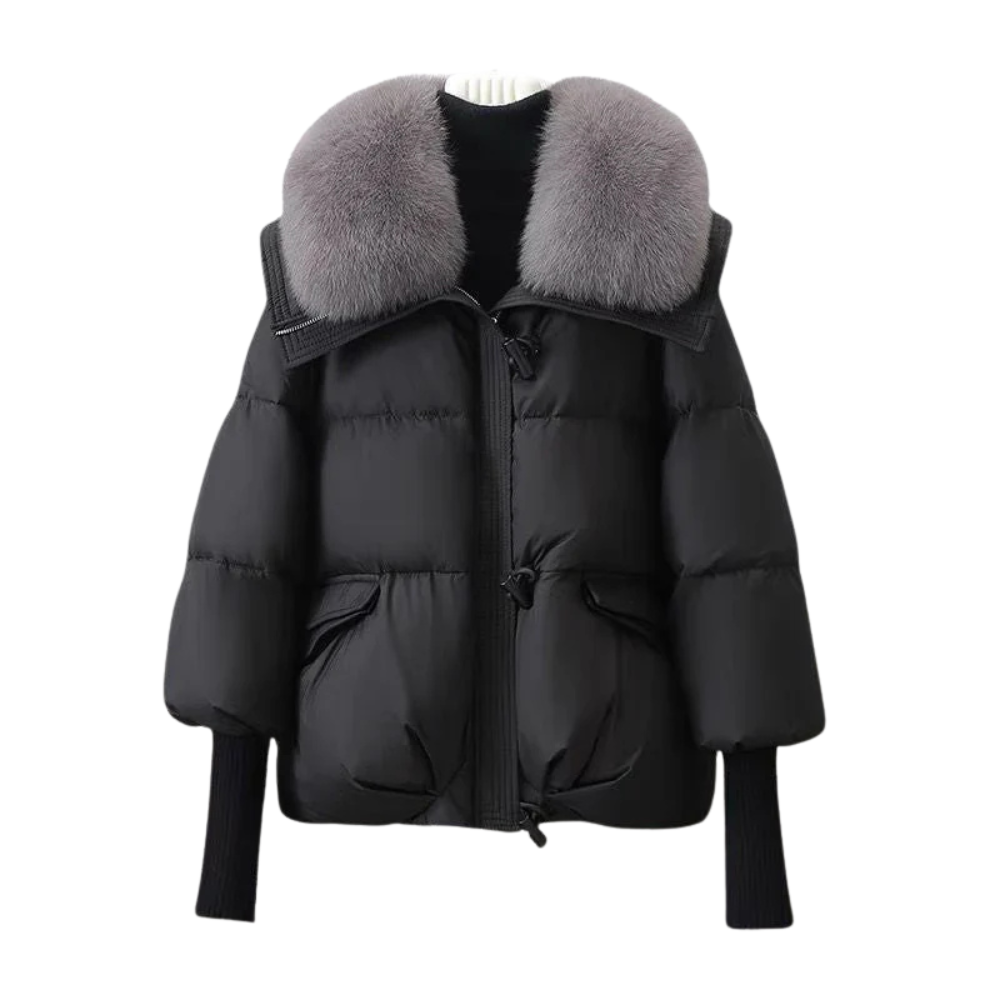 Veste D'hiver Courte Et Chic Pour Femmes | Taille