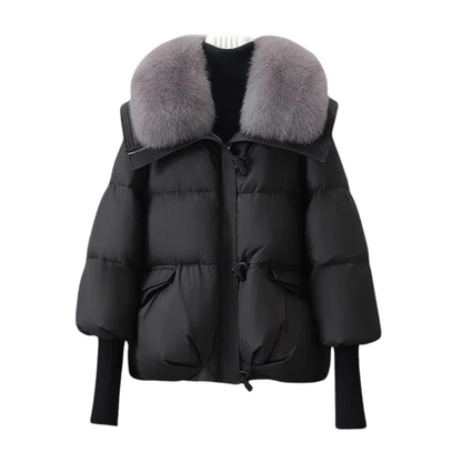 Veste D'hiver Courte Et Chic Pour Femmes | Taille