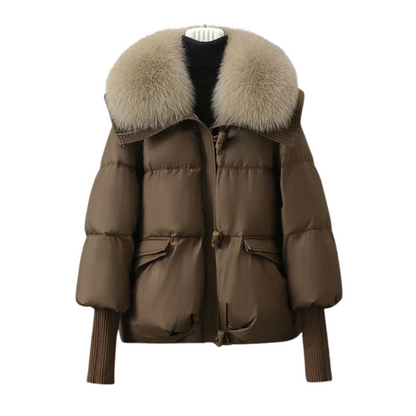 Veste D'hiver Courte Et Chic Pour Femmes | Taille