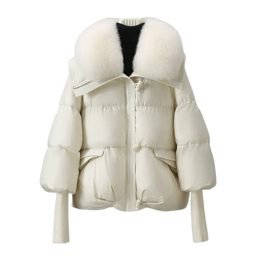 Veste D'hiver Courte Et Chic Pour Femmes | Taille