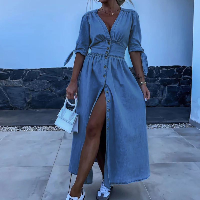 Henriette | Robe Chemise | Boutonnée | Casual