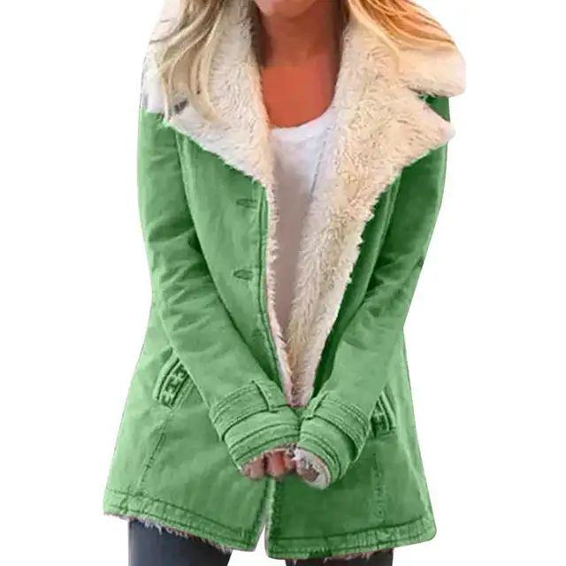 Veste À Bordures En Shearling Pour Femmes | Cozy