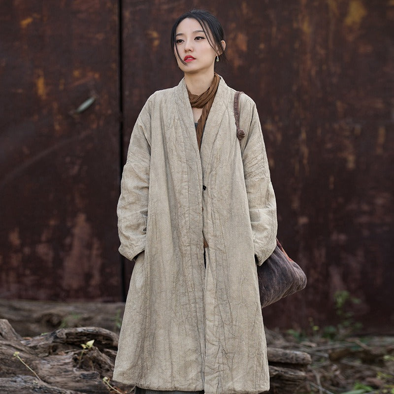 Cardigan Vintage Long Et Chaud Pour Femme | Charme